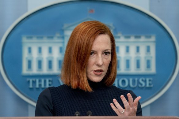 White House spokeswoman Jen Psaki