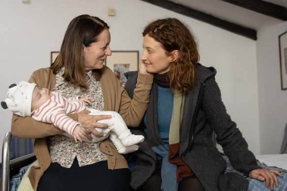 Daria Deflorian and Alba-Rohrwacher in Nanni Moretti’s movie Three Floors