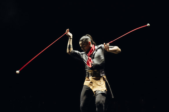 Malevo is a high-energy exhibition of Argentinian folk dance and circus skills.