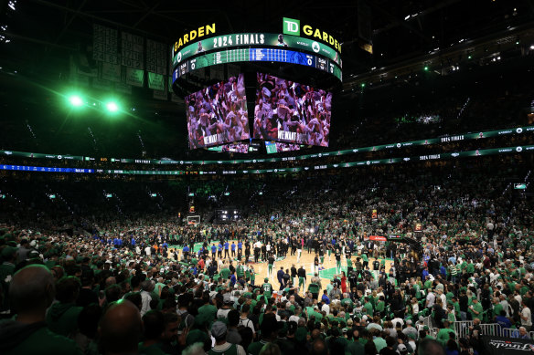 TD Garden in Boston.