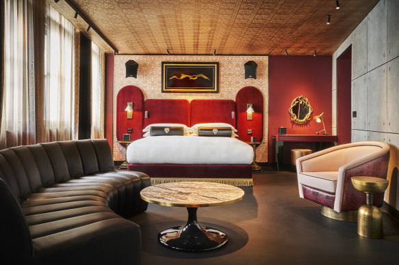 Chateau Denmark imbues the spirit of rock ‘n’ roll across its 55 eclectic rooms.