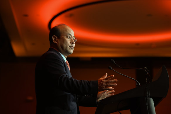 Chinese Ambassador Xiao Qian, speaking at a China National Day event in Sydney, warned Australian politicians against visiting Taiwan. 