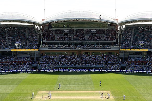 Adelaide Oval on day three.