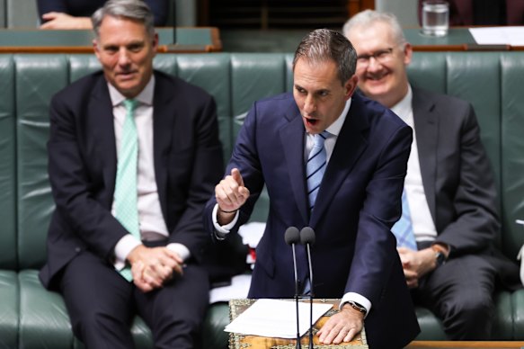 Jim Chalmers said this year’s budget was aimed at targeting ‘intergenerational equity’. 
