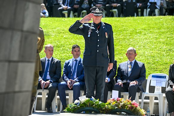 Bush paid homage to the 178 officers who have died at work in the organisation’s history at the Police Remembrance Day service in September last year.