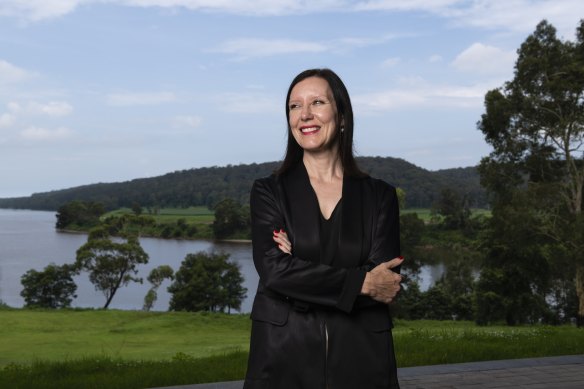 Treechange: Bundanon CEO Rachael Kent at the museum on the Shoalhaven River at Illaroo.