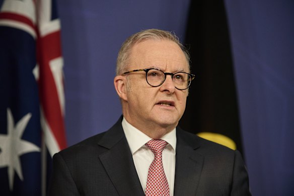 Prime Minister Anthony Albanese. 