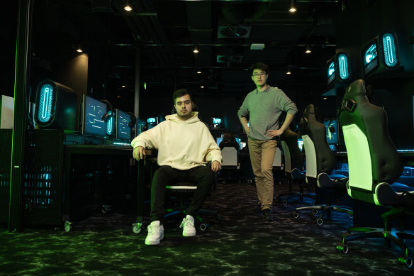 Ex-pro gamer Gian “Styled” Leon (left), who suffered an injury while playing. Physio Kevin Ho (right) is one of a new generation of health practitioners specialising in esports.