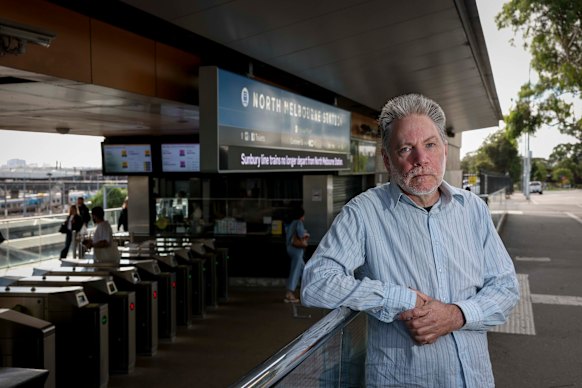 Paul Hughan says he was disappointed when another passenger attacked him on a train in December. 