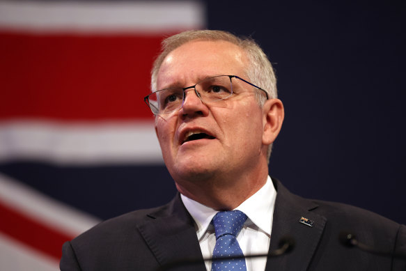 Scott Morrison concedes defeat on election night.