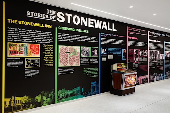 STONEWALL NATIONAL MOUBERENT CENTER IN NEW YORK.