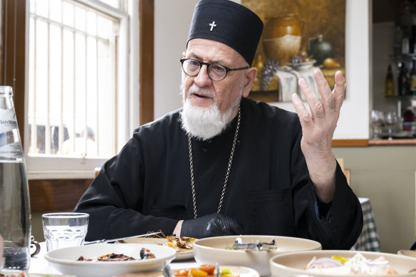 Bishop Themistocles Adamopoulos  has been a rock star, a Marxist and a monk.