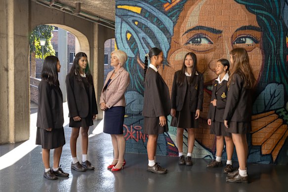 Sydney Girls High School principal Rachel Powell said in co-ed schools, parents like to see a gender balance between students.