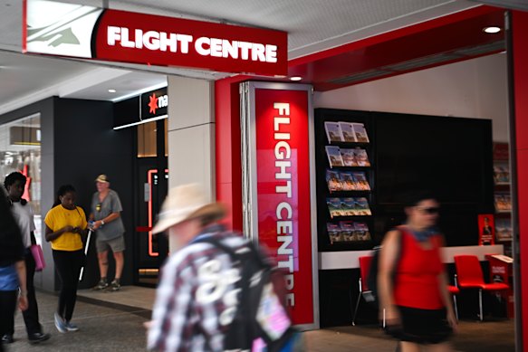 Flight Centre downgraded its profit guidance on Monday morning.