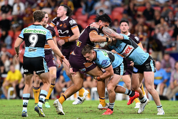 Keenan Palasia has been in career-best form for the Broncos.