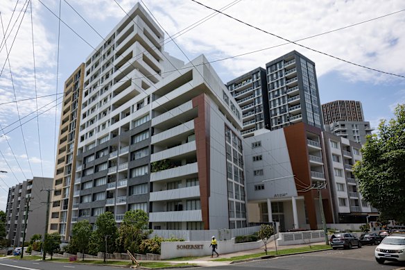 The Somerset Apartments in Carlingford are built by Dyldam.