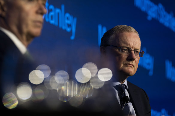 Philip Lowe spoke at Morgan Stanley’s conference.