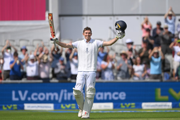 Zak Crawley and England put Australia’s paceman to the sword in Manchester.