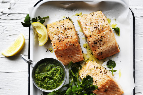 Seafood, nuts, olive oil and vegetables are central to the MIND diet.
