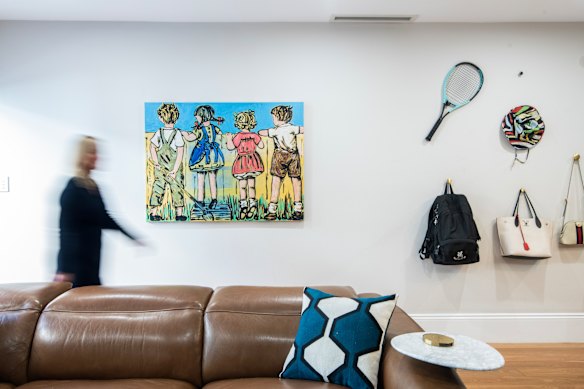 The home has been updated for contemporary living.
