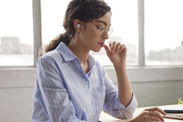 Compared to most other buds, the A-Series is very low profile and sits almost entirely in your ear.