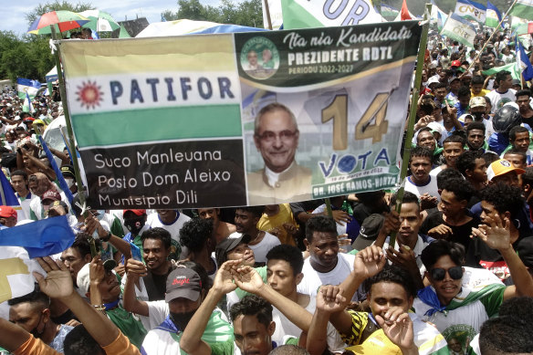 Jose Ramos Horta was reelected as East Timor’s President in March. 
