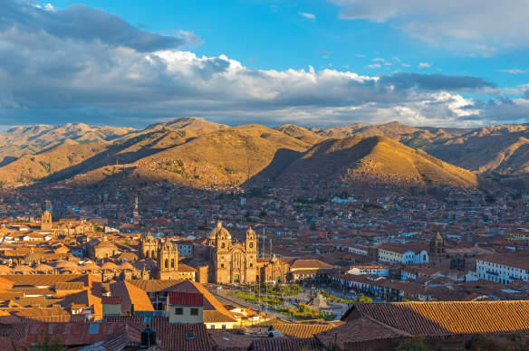 Cusco, the former capital of the Incas.