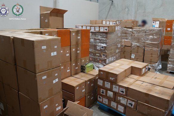 Detectives dismantled an $80 million criminal network after a long-running investigation into the alleged importation of vapes and illicit tobacco by ‘trusted insiders’, police said.