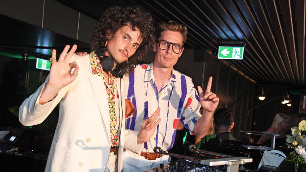 Client Liaison, aka Monte Morgan (left) and Harvey Miller, are making their Fashion Week Australia debut.