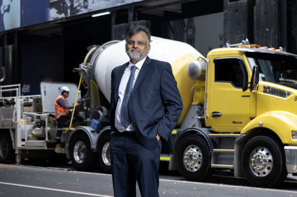 Boral boss Vik Bansal said prices for quarried products, cement (the fine powder used to make concrete), recycling, asphalt-spray and concrete all rose between 3 and 9 per cent.