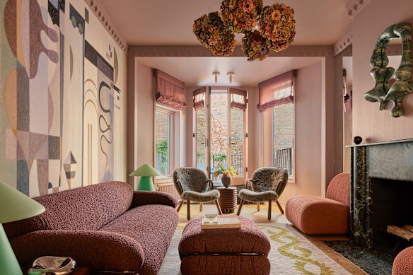 Sydney designer Greg Natale’s latest project, a New York City townhouse, is “an immersive experience”.