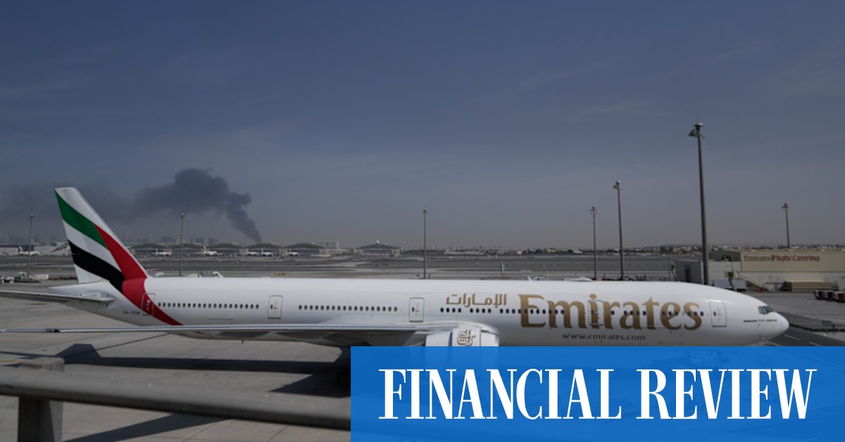 afr.com - Michael Read - Wong points Australians to commercial airlines for Middle East exit