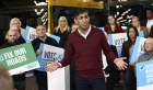 Rishi Sunak on the campaign trail for local elections being held on May 2.