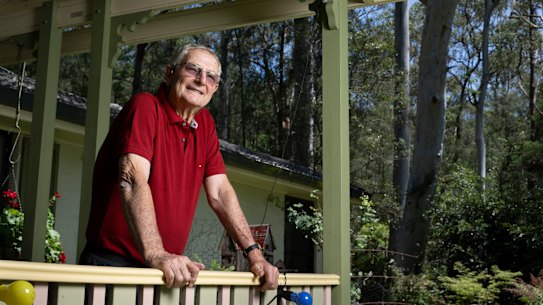 Former Test cricketer John Benaud.