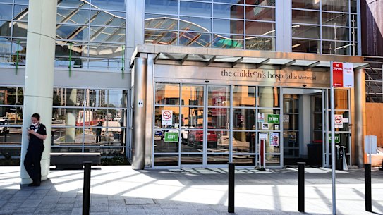 The Children’s Hospital at Westmead, where the use of physical restraint during mental health episodes has surged.