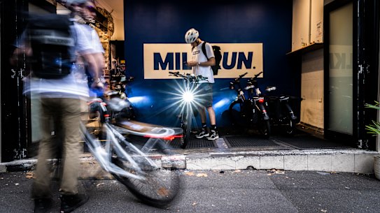 Food delivery riders at Milkrun  