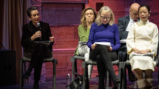 Clover Moore speaks at the City of Sydney Mayoral Candidates Forum.