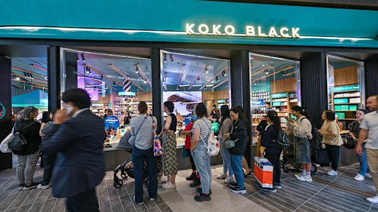 The new Koko Black store in Chadstone’s Market Pavilion.