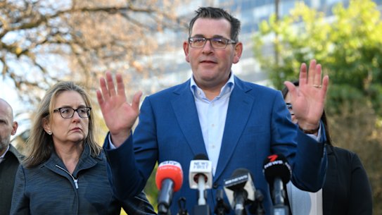  Victorian Premier, Daniel Andrews, deputy premier Jacinta Allan 