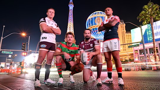 NRL players in Las Vegas.