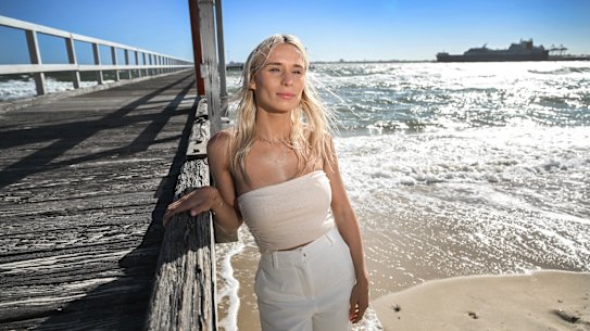 Alexandra Brewster lost her father Robert when a jet-ski hit him while he was swimming in Port Melbourne in 2012.