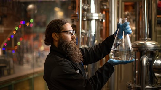 Young Henrys co-founder and director Oscar McMahon is responding to the growing need for hand sanitiser.