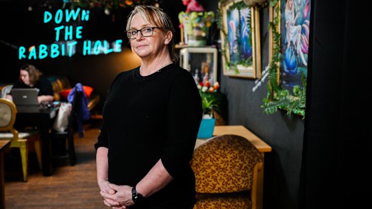 Meg Anderson, owner of Alice Rebel Cafe and Bar in Chelsea.