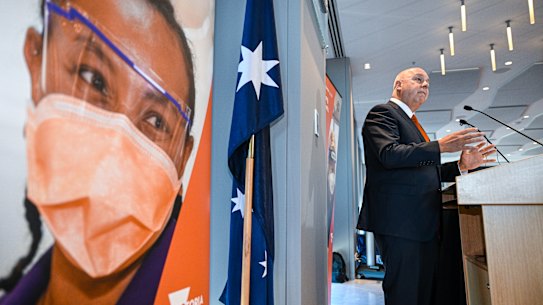 Victorian Treasurer Tim Pallas handed down the budget on Tuesday.