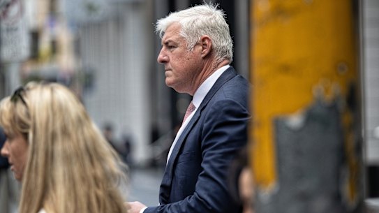 Former NAB chief executive Cameron Clyne gave evidence on Wednesday in the District Court trial of Helen Rosamond, who is accused of defrauding the bank of millions.