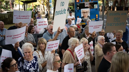 Ratepayers urged the council to cut spending, sell off assets, or peddle the naming rights to North Sydney Oval, rather than slugging them with a rates rise.