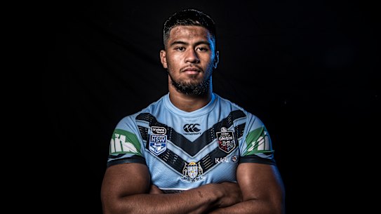 Fresh face: Peter Sterling is tipping Payne Haas to relish the hostile atmosphere at his home ground.