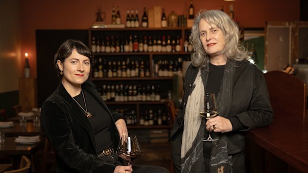 Woman and Revolution’s Bridget Raffal (left) and Sophie Otton.