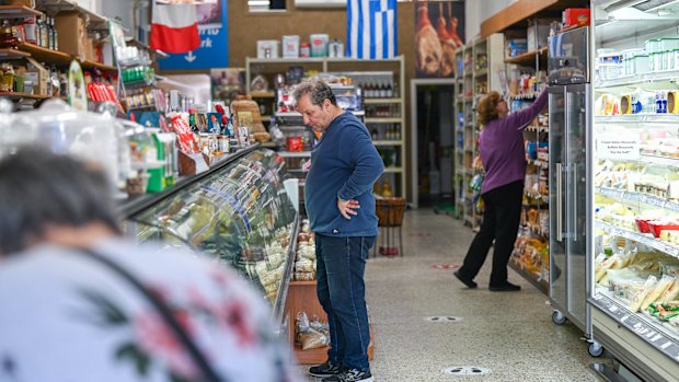 Inside the old-school Clayton Road Deli.