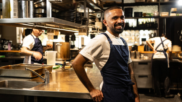 Lakhan Bhounsle is senior sous chef at Nomad restaurant in Surry Hills.